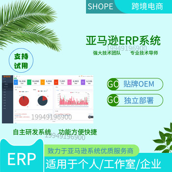 深圳跨境电商亚马逊erp采集上货软件店群管理私有化定制立部署