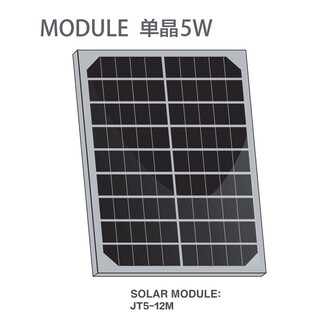 厂家晶天光伏组件A级36V300W单晶太阳能发电板家用图片5