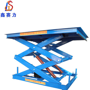 固定式升降臺(tái)剪叉式升降平臺(tái)小型簡(jiǎn)易上下貨提升機(jī)家用小型卸豬臺(tái)