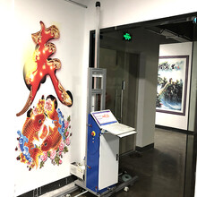 领晟5D墙绘打印机墙体彩绘机喷绘一体机客厅墙面绘画机自动绘画