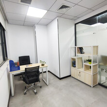 越秀写字楼中小型办公室适合2到10人办公，物业直租