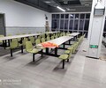 福州工厂餐桌椅，定制食堂餐厅多人餐桌椅不锈钢简易批发