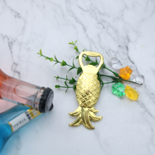 锌合金酒塞创意金色菠萝开瓶器啤酒开瓶器酒水小礼品