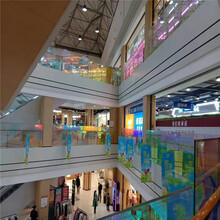 上海松江区商场购物中心彩色玻璃膜/炫彩镭射膜批发