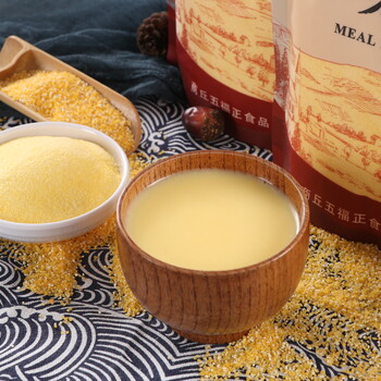 膨化玉米粉五福正熟化玉米粉食品级原料生产代加工冲饮即食