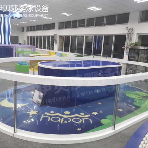 鋼化玻璃兒童泳池戲水池室內大型恒溫泳池