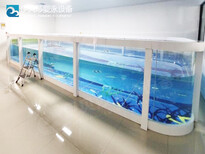 鋼化玻璃兒童泳池戲水池室內大型恒溫泳池品質優良圖片4