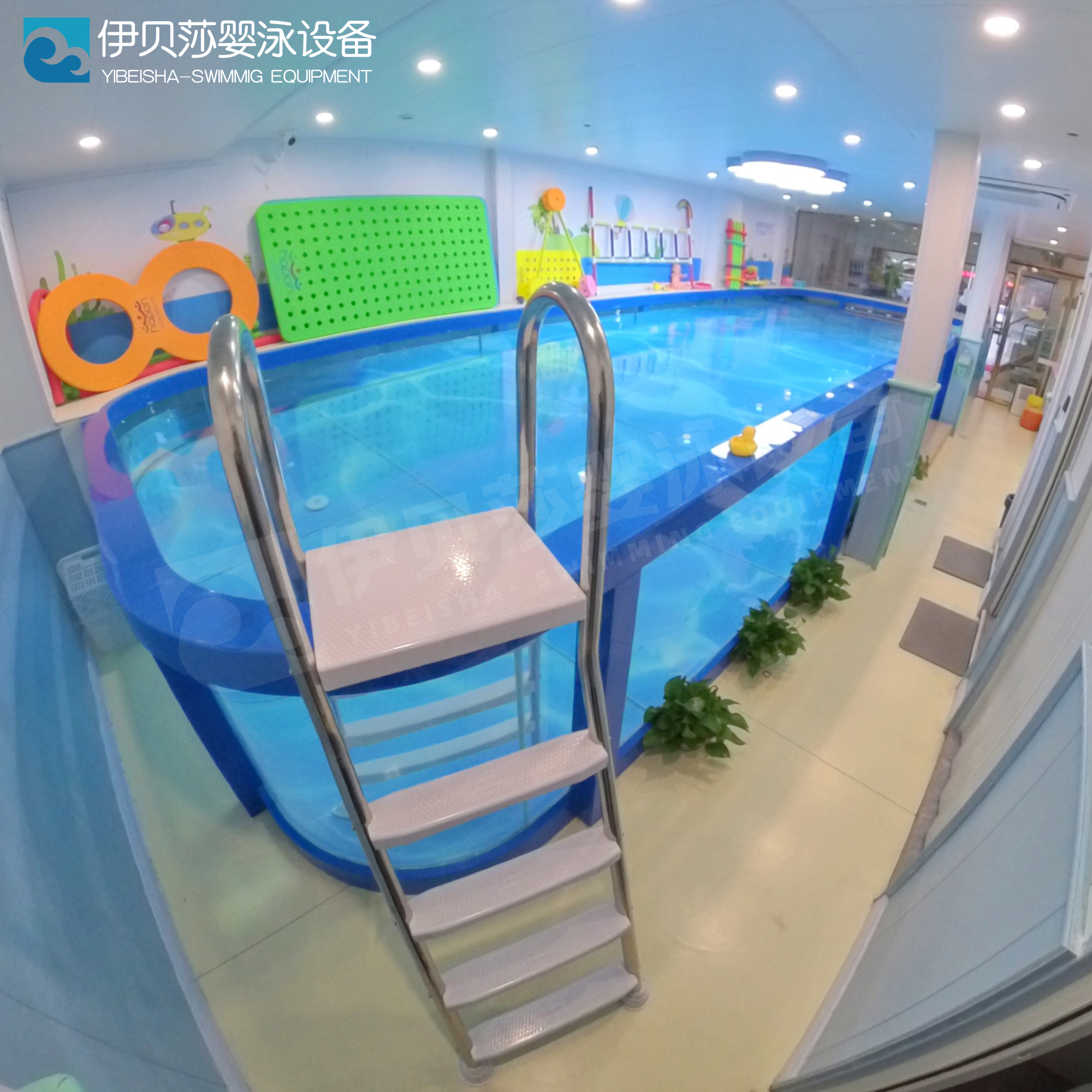 愛心型特殊場地定制兒童商用泳池親子泳池