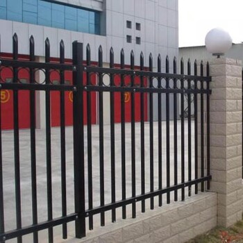 西安铁艺护栏学校围墙围栏小区别墅庭院栅栏加工定制