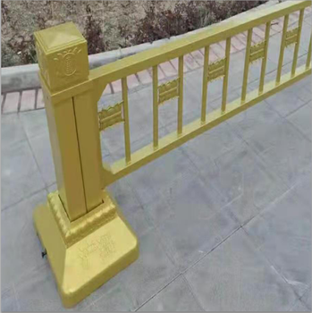 延安黄色道路护栏黄金色交通护栏黄金市政护栏定制