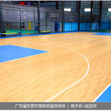 深圳耐奇卡PVC塑胶地板篮球场运动地胶荔枝纹宝石纹