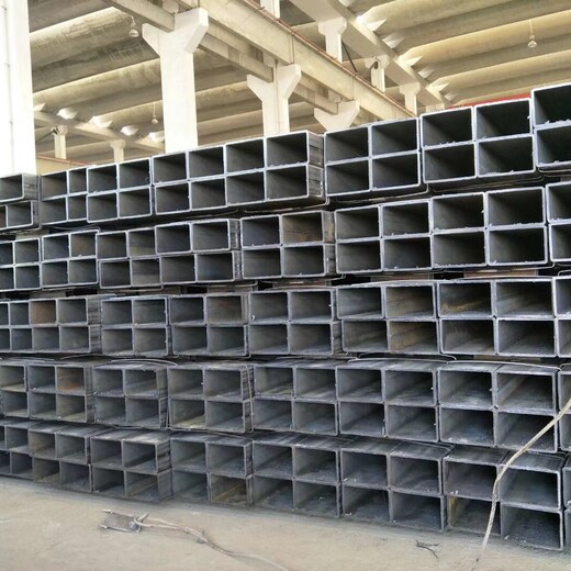 Q345C低合金方管钢梁柱用50x50x5厚壁方矩管定尺全尺寸标注