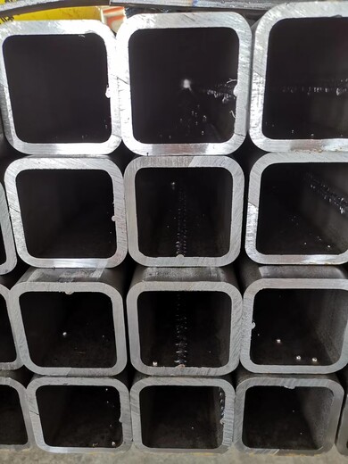 Q235B大口径方管钢结构用220x180x12热镀锌方矩管加工切割