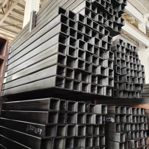 Q355D厚壁方矩管钢结构工程用140x60x6厚壁矩形管加工定制
