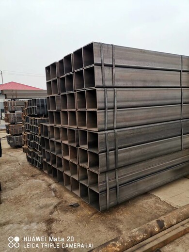 Q345C薄壁方管钢结构用144x100x10Q690方矩管厚度可定制