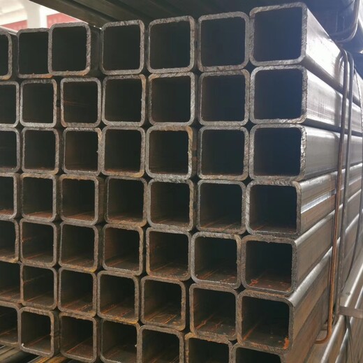Q345B热镀锌方管钢结构工程用90x50x5塔机方矩管切割零售