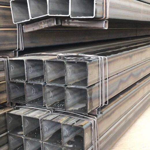 Q345D热轧方管机械工业用150x80x6厚壁矩形管壁厚均匀