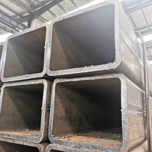 Q345C无缝方管钢结构工程用180x160x6低合金方形钢加工定制