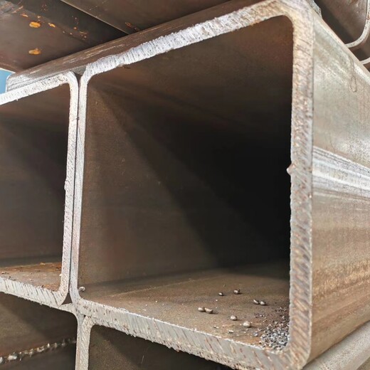 Q355D大口径方管钢结构用250x120x6低合金方形钢厚度可定制
