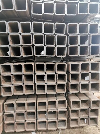 Q235B热轧矩形管钢结构工程用76x76x5小口径方矩管切割零售