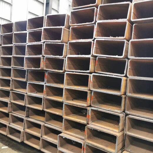 Q355C热镀锌方管机械工业用90x60x4热轧矩形管加工切割