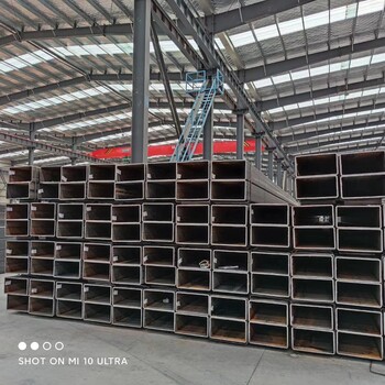 Q345D结构方管钢结构工程用130x130x10厚壁矩形管加工定制