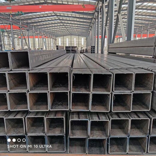 Q345D厚壁矩形管建筑工程用80x60x3.75热轧方矩管壁厚均匀