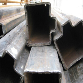 三轮车框架用凹槽管82×98镀锌凸型管生产厂商