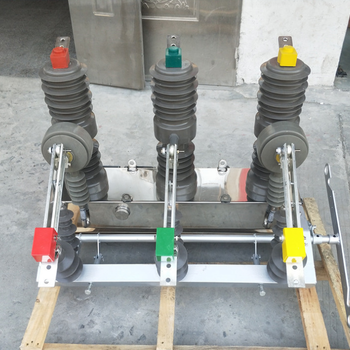 10KV户外高压真空断路器ZW32-12FG/630A高压智能遥控带隔离看门狗