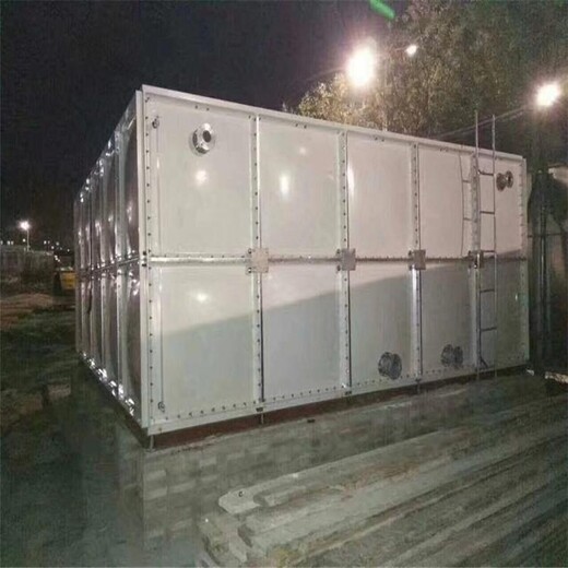 日喀则地区玻璃钢化水箱报价、玻璃钢smc水箱组装