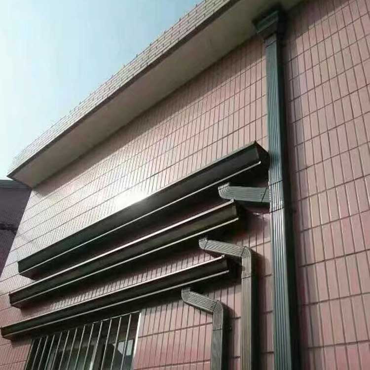 上海闸北别墅彩铝天沟质量考验  金属成品檐沟