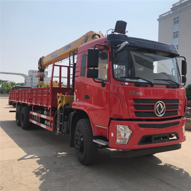 東風天龍隨車起重機14噸隨車吊石煤吊機價格多少