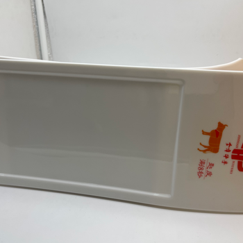 壹粵密胺餐具牛肉盤子，定制羊肉火鍋盤，白色仿瓷餐具定做