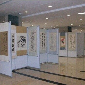 张家口画展展板租赁厂家，标准展位搭建，壁报海报展墙租用