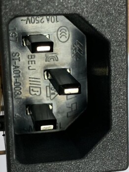 BEJ贝尔佳AC电源插座品字形插座三脚PCB插座