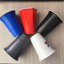 鑫邦塑料盒子定做厂家可出口六角游戏杯一次性果酱杯食品级pp材质