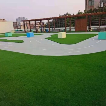 深圳运动草坪施工-室内人造草坪铺设-足球场草坪建设工程