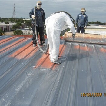 江苏朗科生产厂家招屋顶屋面彩钢瓦喷涂聚脲防水涂料代理