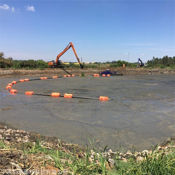 港口疏浚抽沙工程塑料管道浮体保护水上管道浮筒