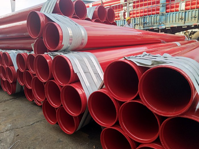 涂塑鋼管廠家 ipn8710環氧樹脂防腐鋼管 高密度聚乙烯3pe防腐鋼管