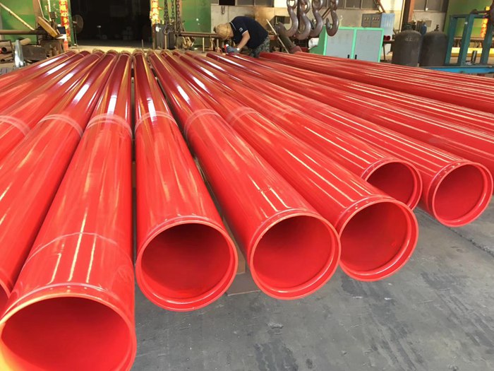沧州防腐钢管厂供应 排水涂塑钢管 包覆式3pe防腐管道
