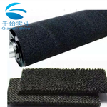 南京定型机用黑色包辊绒布价格黑绒糙面带厂家质优价低