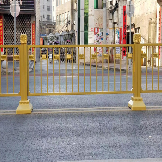 陕西锌钢道路护栏金色莲花护栏定制出售方元浩宇