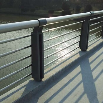陕西销售定制桥梁护栏不锈钢护栏景观河道隔离护栏防撞栏杆