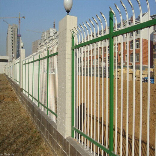 宝鸡锌钢围墙护栏小区铁艺围栏别墅庭院栅栏阳台隔离栏杆
