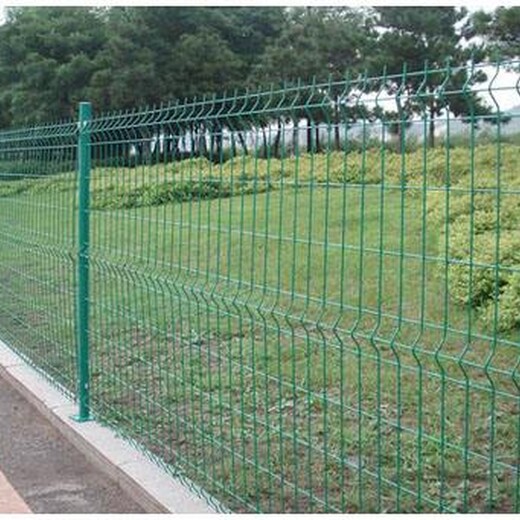 绿色双边丝护栏低碳钢丝防护边框围栏规格方元浩宇可定制