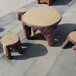 山东德州水泥预制桌椅生产景观坐凳施工多种样式可选