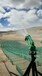 西藏塑料防沙网固定桩子沙漠网格沙障阻沙网立柱厂家