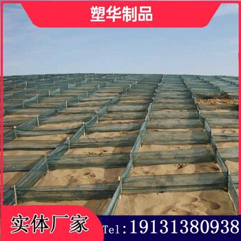 甘肃河西地区防沙固沙网安装沙化治理阻沙网厂家
