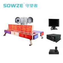 360度全向車載云臺攝像機警燈一體機4G家用攝像頭紅外夜視監(jiān)控器